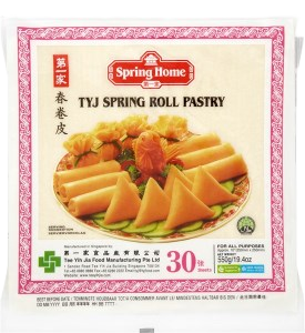 TYJ 10" Spring Roll Pastry (Pink) (30x30sheets)
