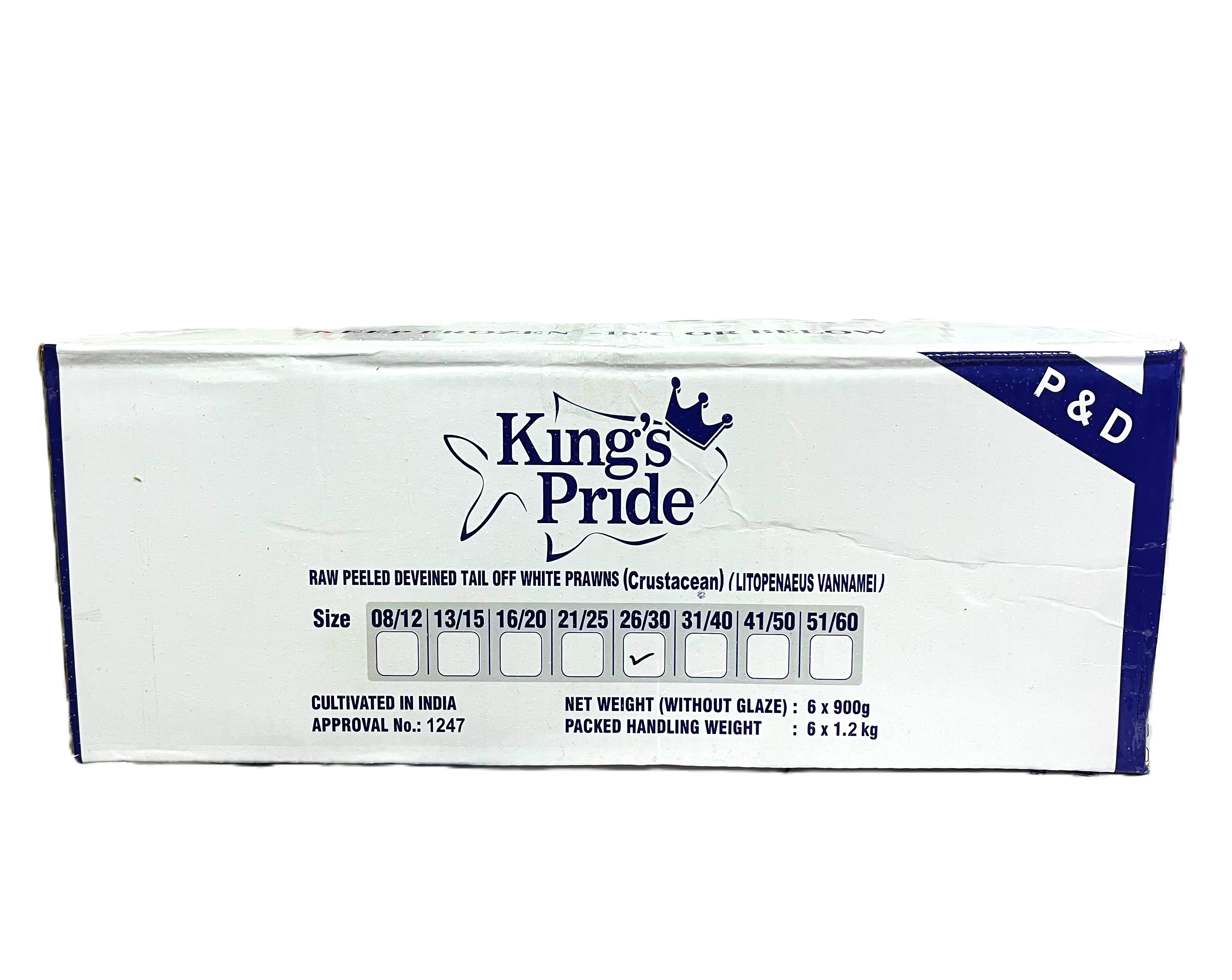 King Pride 26/30 P&D King Prawn (6x900kg)