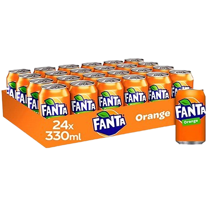 Can Fanta Orange (24x330ml)