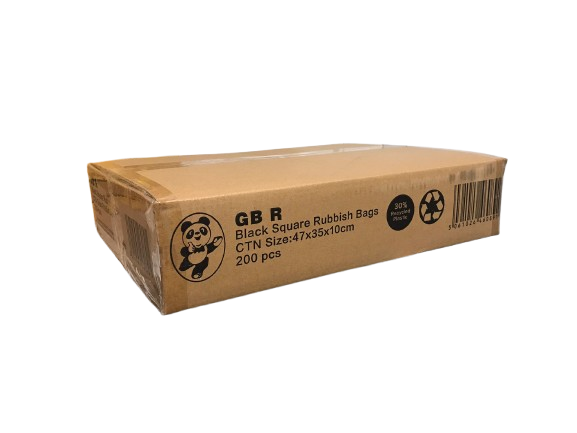 GB R Black Bin Bags (x200) (47x35x10cm)