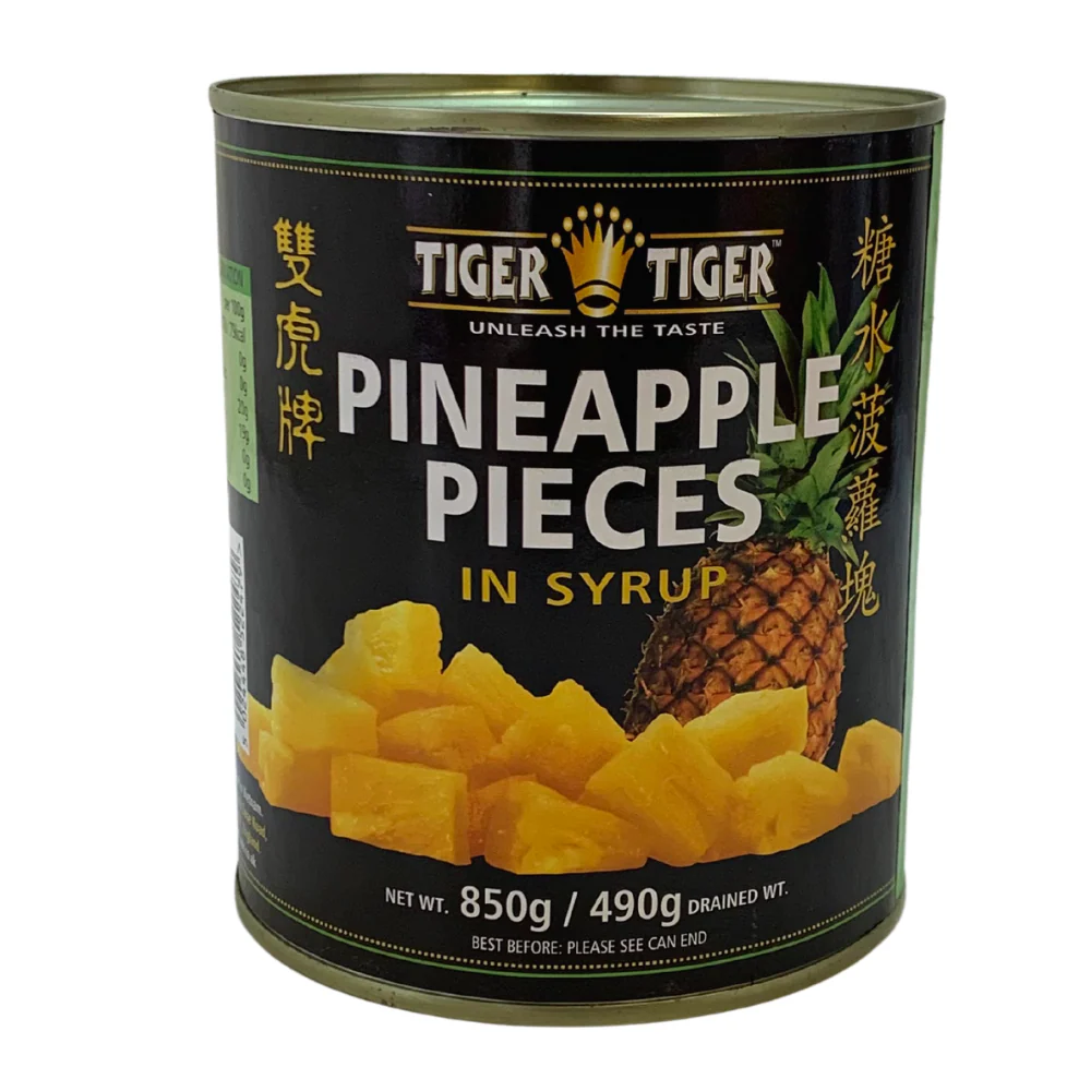 Tiger Tiger Pineapple Pieces (Small) (24x850g)