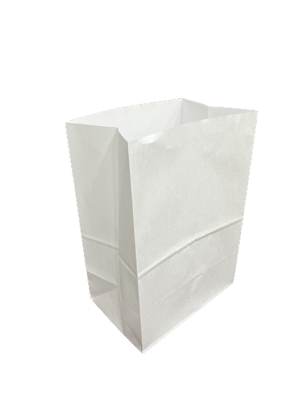 White Paper Bag LBW2 (M) 300pcs (26x17x37cm)
