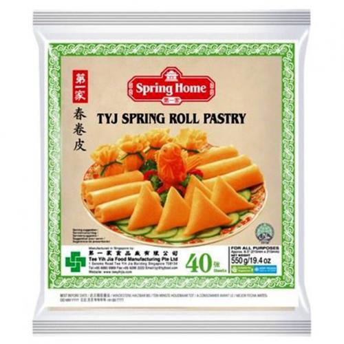 TYJ 8.5" Spring Roll Pastry (Green) (20x40sheets)