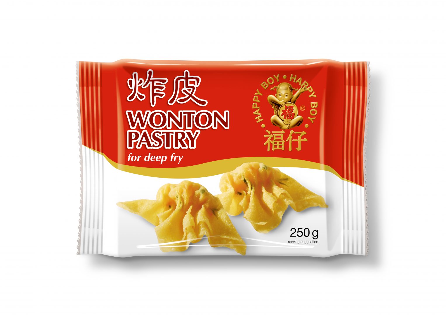 Happy Boy Won Ton Fried Pastry (Red) (48x250g)