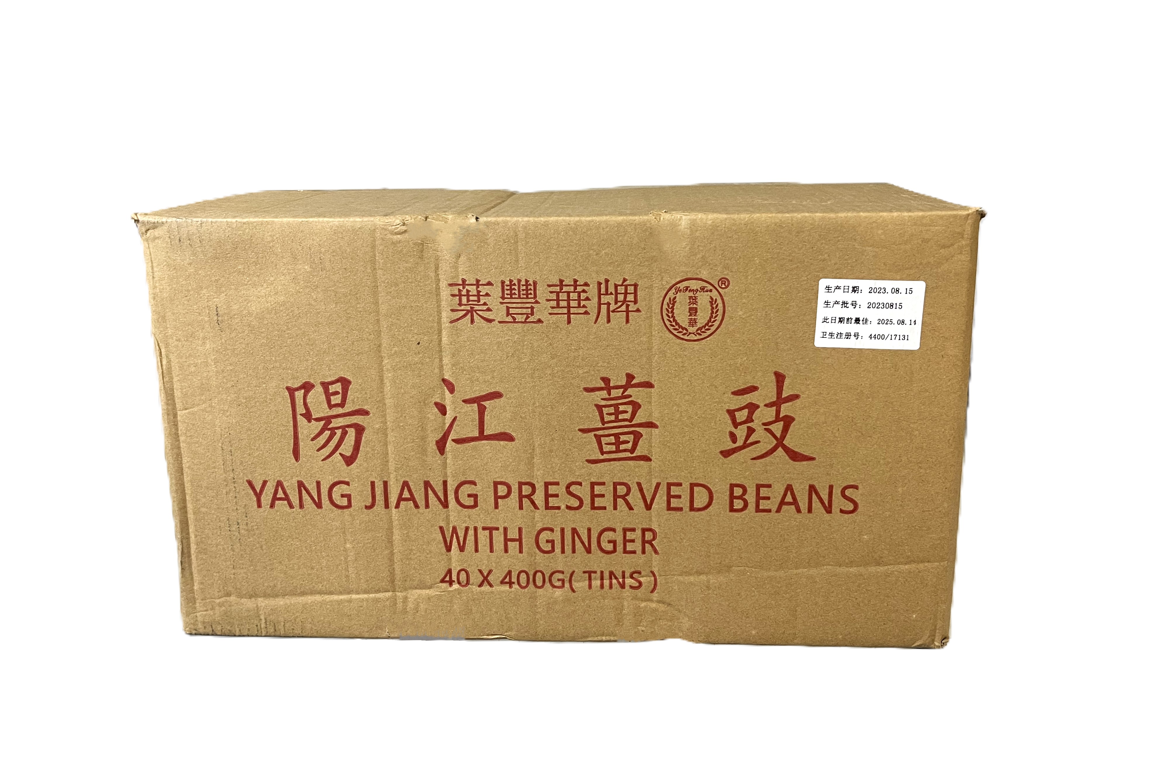 YJ Black Bean & Ginger (40x400g)