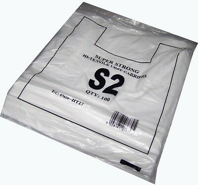 Carrier Bags S2 (x2000) (8x13x18")
